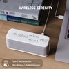 OnLyee White Noise Sound Machine with Bluetooth Speaker, 15 Soothing