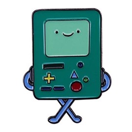 Adventure Cartoon Time BMO Character Metal Enamel 1 Inch Tall Pin