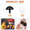 Toaob Pack of 8 Doll Eyes Safety Eyes Black 30