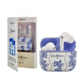 VQ Skylark TWS Wireless Earbuds - Earphones Wireless Bluetooth 5.3 with Enhanced Noise Cancelling (ENC) - Ear Buds with 10H Play Time & 45H Charging Case Backup - Cath Kidston Floral Blue