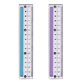 Nakatoshi Sangyo Nakatoshi 434-SR Anti-Slip Ruler, 5.9 inches (15 cm), Pack of 10
