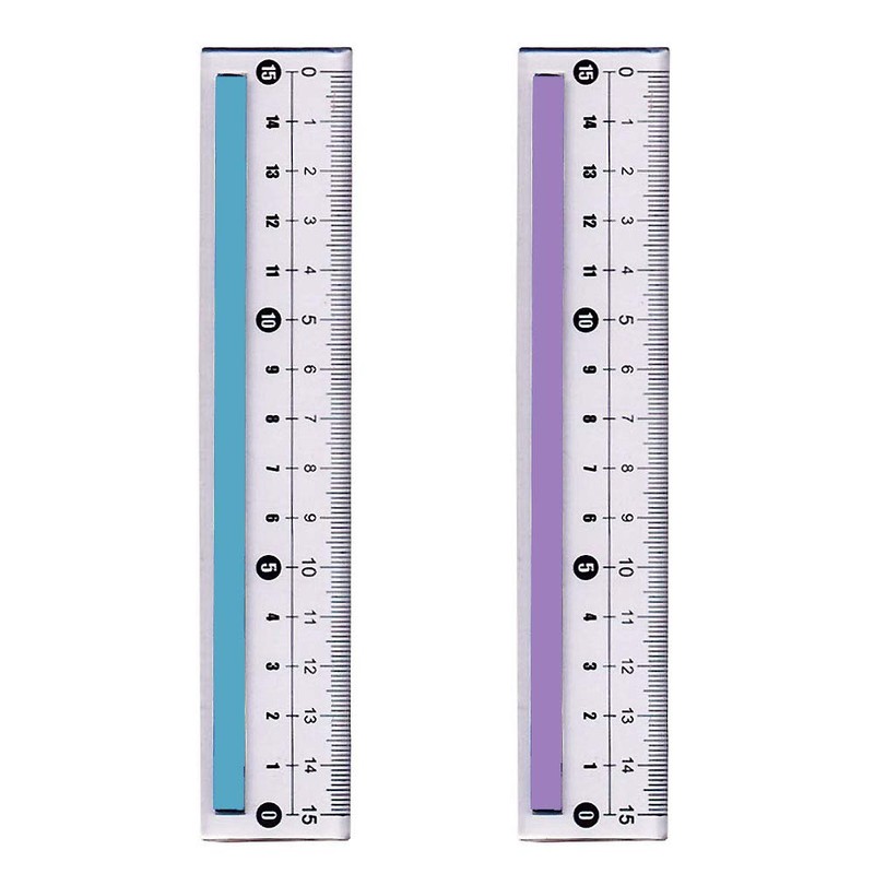 Nakatoshi Sangyo Nakatoshi 434-SR Anti-Slip Ruler, 5.9 inches (15 cm),
