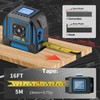 2-in-1 Laser Tape Measure, Lytool 130Ft/40m Laser Measurement Tool, 16Ft/5m