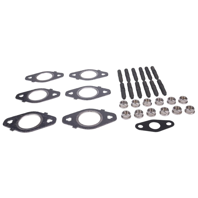 Czomoizc Exhaust Manifold Gaskets, Stud & Nut Kit Compatible with