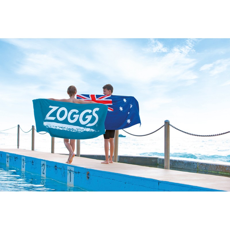 Zoggs Unisex POOL TOWEL BLUE 300798, Blue, 140 x 70