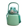 Insulated Water Bottle 650ML 304 Stainless Steel Straw Bottle for