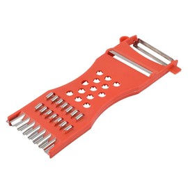 DLPRK Multifunctional Vegetable Slicer, Fruit and Vegetable Peeler, Stainless Steel Scraper and Slicer