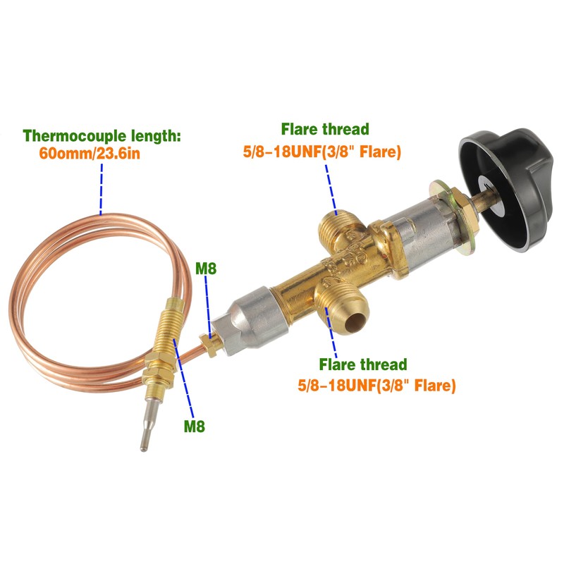 BOSHCHEN Low Pressure Propane Gas Flameout Safety Control Valve for