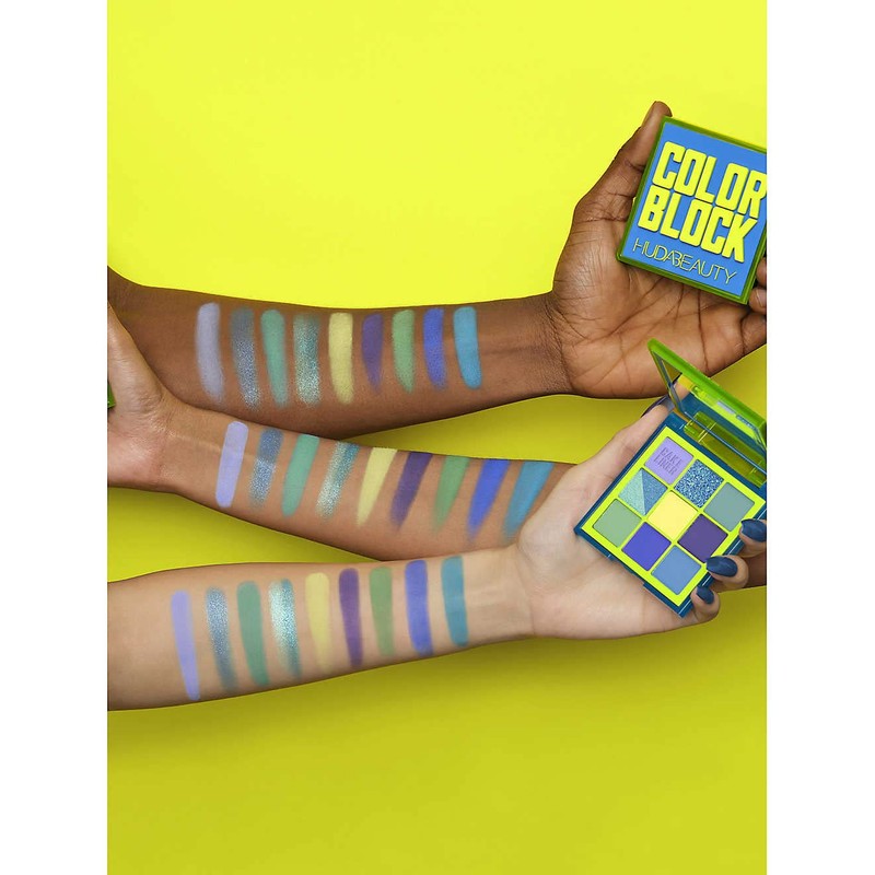 Huda Beauty Color Block Obsessions Palette (Blue & Green)