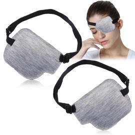 2-Pack 3D Eyepatch (with Adjustment Buckle) Eyepatch, Blackout, Eyepatch, Amblyopia Protection Eyepatch, Medical Eye Patch, Children, Amblyopia, Strabismus, Eye Mask, Adjustable for Adults and