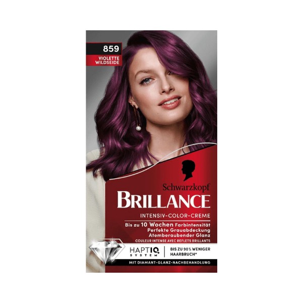 Schwarzkopf Brillance Haarfarbe 859 Violette Wildseide 1 St