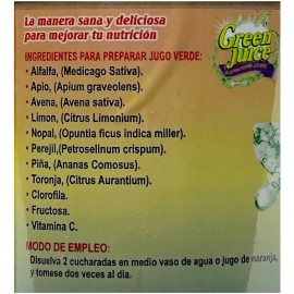 Green Juice Premium en Polvo 1.1 Kg | Superfoods, Vegetales y Nutrientes para Bienestar Diario