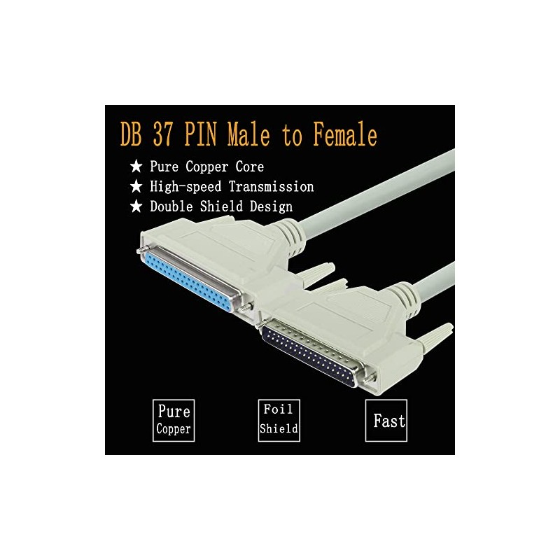 MEIRIYFA DB37 - Cable de extensión de 37 pines, serie