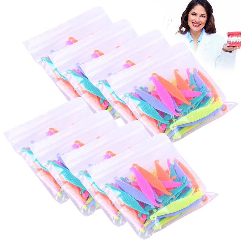 RZJZGZ Dental Elastic Rubber Bands Placers for Braces Disposable Plastic