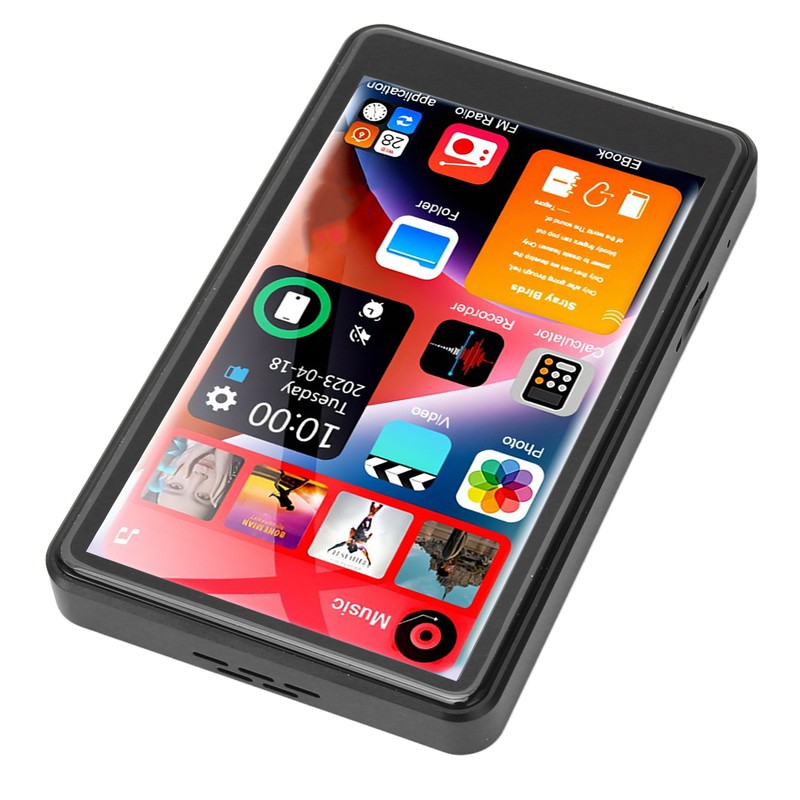 MP3 Player 4 Inch Full Touch Screen HD Noise Reduction