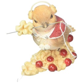 Enesco Heart of Christmas Best Nest Ever Figurine, 2.09", Multicolor