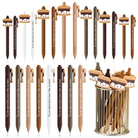 MotiMind Employee Appreciation Gifts Funny Pens Marshmallow Soft Rubber Tip Inspirational Motivational Quotes Ballpoint Pens Support Gifts for Coworker Colleagues Teacher Team Staff Student