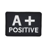Blood Group A + Positive Iron-On Patch (without Velcro) Iron-On