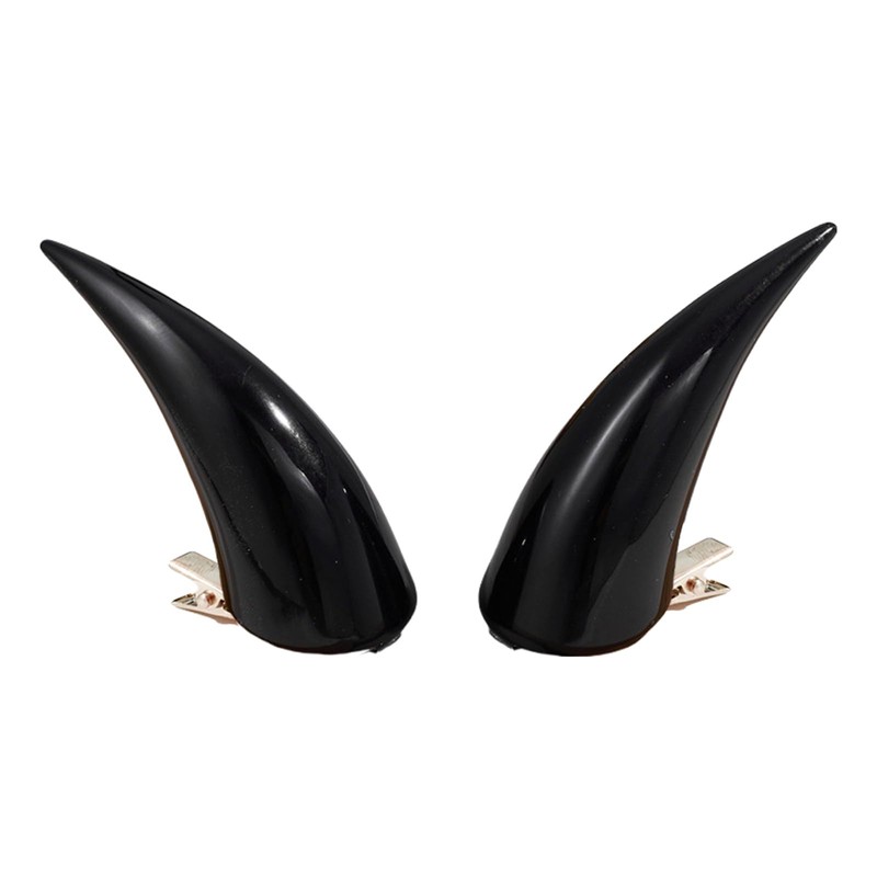 1 Pair Devil Horn Hair Clip Cosplay Party Halloween Costume