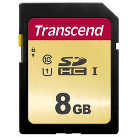 Transcend SDHC Card GB MLC, UHS-I Class TS8GSDC500S