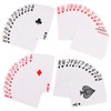 VICASKY White Playing Cards, Sublimation Poker Cards Index Flash Cards