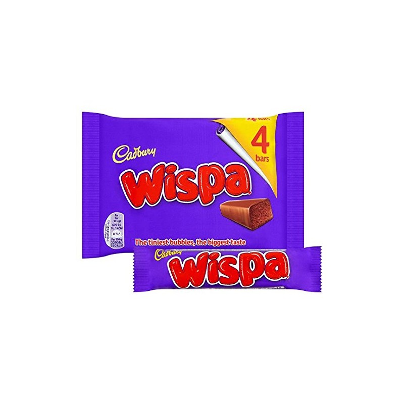 Original Cadbury Wispa Chocolate Bar Pack Imported From The UK