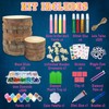 klmars klmars Kids Wooden Painting Kit-Glow in The Dark-Arts &