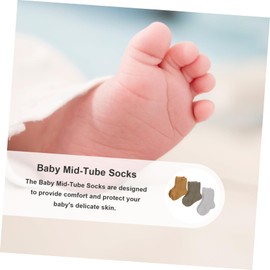 Totority 3 Pair Baby Socks Merino Socks Newborn Boys and Girls Socks Winter Warm Toddler Socks
