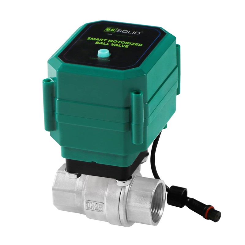 U.S. Solid 1" Smart Motorized Ball Valve - Remote App