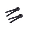 OHPHCALL 2pcs Black Peephole Holder Accessories Durable Bowstring Slide Stabilizer