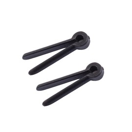 OHPHCALL 2pcs Black Peephole Holder Accessories Durable Bowstring Slide Stabilizer Easy Installation for Compound Bow Portable Archery Supplies Essential for Every Archery Kit