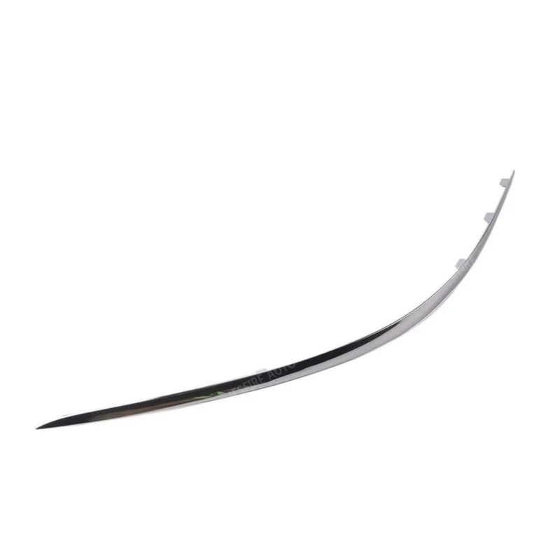 2PCS Car Front Bumper Molding Chrome Strip Trim Cover Left