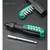 Deselen Ratchet Screwdriver with Magnetic 10 Bits, 10 in 1