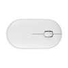 Wireless Mouse White 2.4G BT Mode Ultra Slim Silent Optical