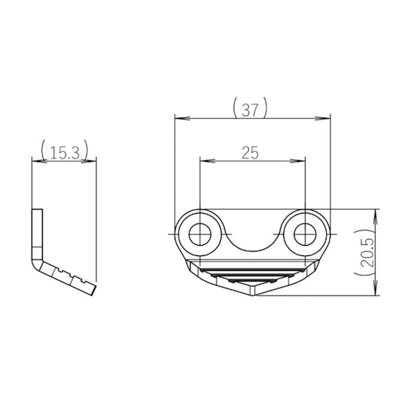 MKS (Mikashima Seisakusho) Bee Butt Black (Aftermarket Parts), Set of