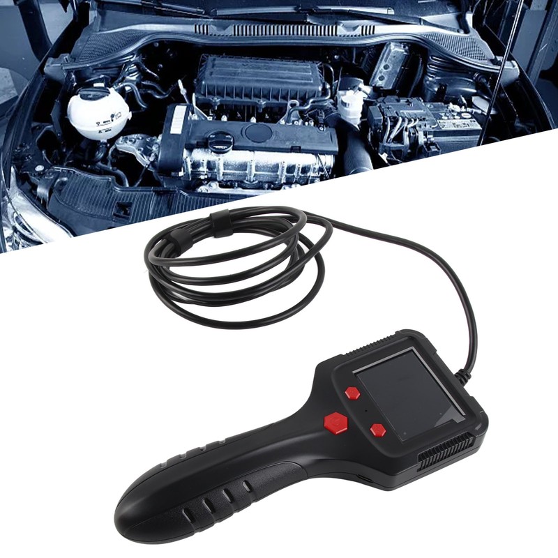 Industrial Endoscope 2.4in HD Screen Handheld ABS Housing Borescope Inspection