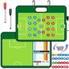 Torlam Magnetic Soccer Coaching Board Dry Erase Soccer Tactics Clipboard