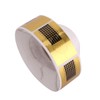 1 Rolle (500 Stück) selbstklebende SQUARE-GOLD Modellier-Schablonen Goldschablonen für die
