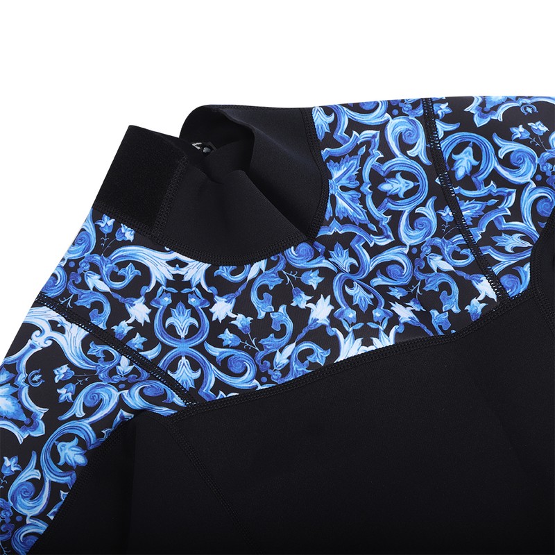 1.5MM Diving One Piece Swimsuit Sunscreen Long Sleeve for Snorkeling