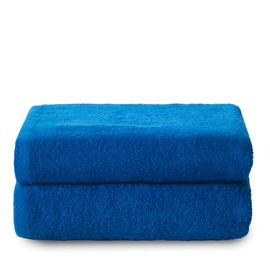 Top Towel - Plus - Large Bath Towels - Bath Towels - 2 Bath Towels - 70 x 140 cm - 100% Cotton - Blue