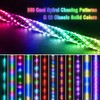 LQMEILI 4FT-2 PC Spiral RGB LED Whip Light RGB Chasing/Dancing