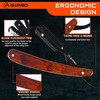 ASIPRO Straight Razor Men with 10 Shaving Blades (20 Single