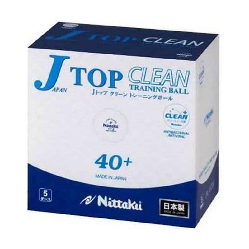 Nittaku NB1743 Table Tennis Balls, J Top, Clean Trel, 5