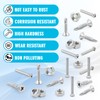 150pcs 4.8x19 mm Self Tapping Screws Stainless Steel Self Drilling