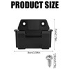 2pcs Igloo Cooler Hinges, Black Plastic Hinges Replacement with 4