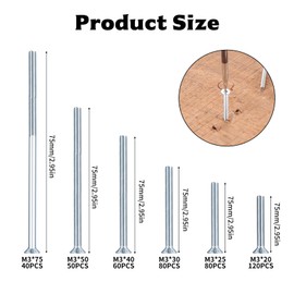 430 Piece M3 Screws Set, Countersunk Screw Set, Machine Screws Assortment, Metric Phillips Thread Screws Set, M3 Screws Flat Head Screws Phillips Screws Set