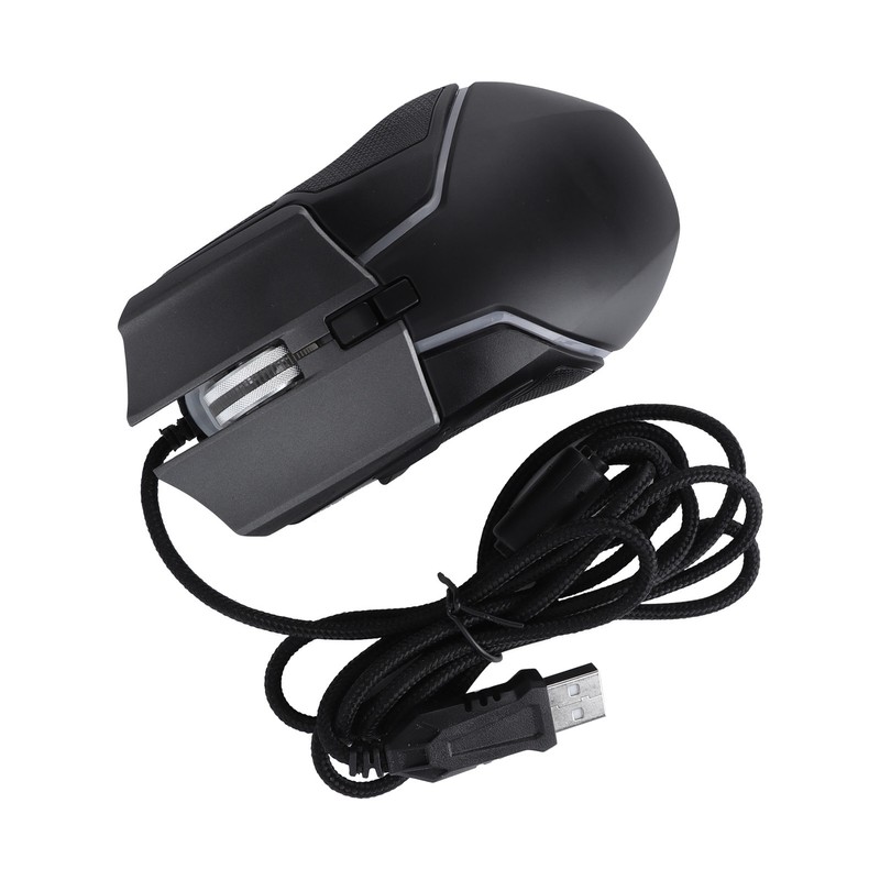 Gaming Mouse Adjustable DPI Mechanical Ergonomic RGB Lighting Wired Mice