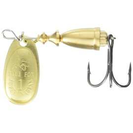 Blue Fox Classic Vibrax 01 Plated 1/8 (Gold/Gold, Size- 2.38)