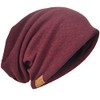 Skull Cap Hat B011s Men’s Oversized Knitted Baggy Slouchy -