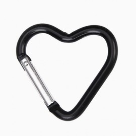 Carabiner Hiking hook locking carabiner heart pink 50ea